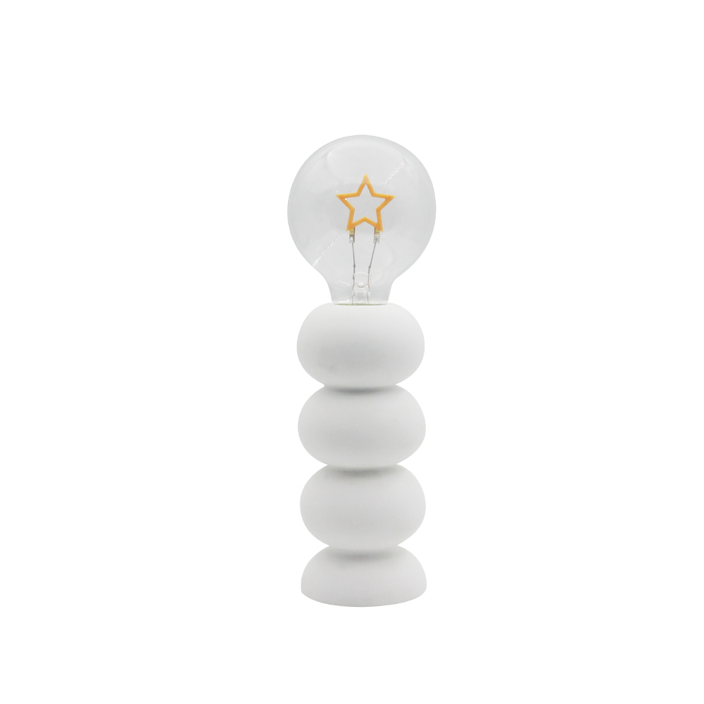 Bubble berbentuk LED Cement Lampu Meja Penggunaan Rendah