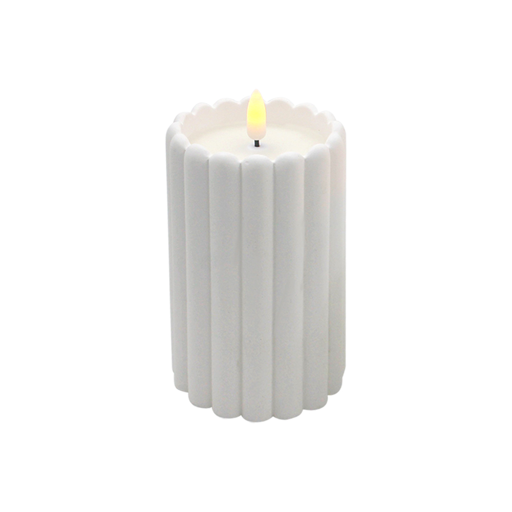 Columnar Columnar Cement 3D LED CANDLE